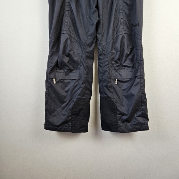 Marker Insulated Ski Snow Pants Women Size 8 Black Waterproof Zip Pockets - Picture 2 of 5